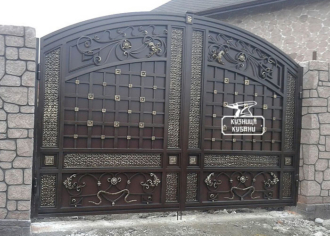 Кованые ворота в Краснодаре