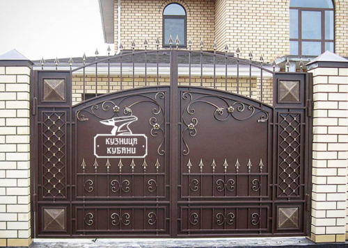 Кованые ворота Краснодар -Кузница Кубани