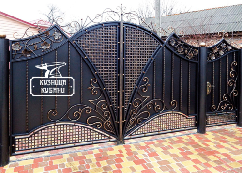 Кованые ворота Краснодар - Кузница Кубани