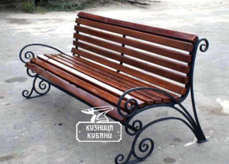Кованые садовые скамейки - Кузница Кубани